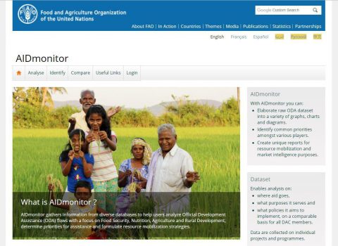 فائو ابزار جدیدی برای شفاف‌سازی مصرف کمک‌های مالی ارائه کرد/ ایدمونیتور (AIDmonitor) نخستین ابزار آنلاین برای ترسیم تصویر کامل جریان تسهیلات کمک‌های مالی