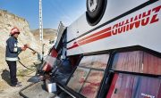 واژگونی اتوبوس در‌ گیلان ۱۰ مصدوم به جا گذاشت